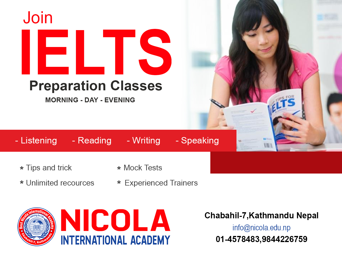 IELTS/TOEFL Preparation